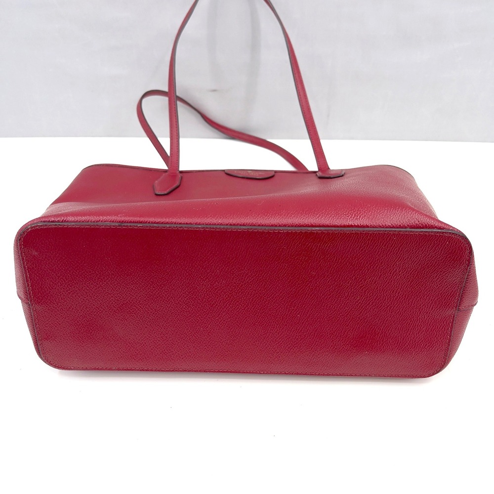 Kate Spade NY Lori Large Red Pebbled Leather Zip Tote Shoulder Bag D411 - Picture 7 of 10
